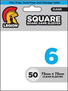 Legion - 50 Board Game Sleeve 6 - Square (73x73mm)