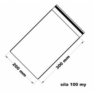 Rychlouzavírací sáček - extra pevný 20x30cm (1ks)