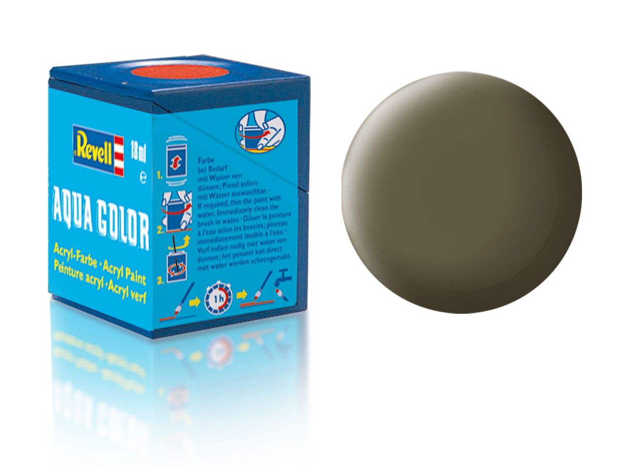 Revell Aqua Color - Olivová NATO matná č. 46 (nato olive mat) (18ml)