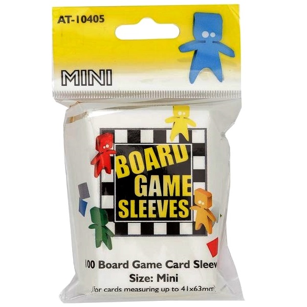 Board Games Sleeves - 100 Mini Size 41x63mm