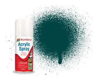Humbrol Acrylic Spray British Racing Green Gloss č. 239 (150ml)