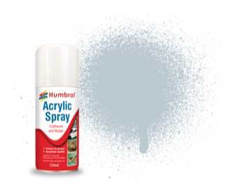 Humbrol Acrylic Spray Polished Steel Metalcote č. 27003 (150ml)