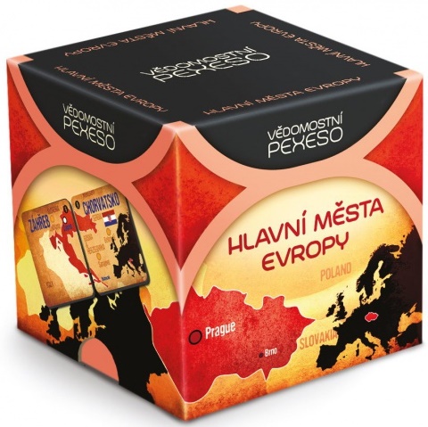 Vědomostní pexeso: Hlavní města Evropy
