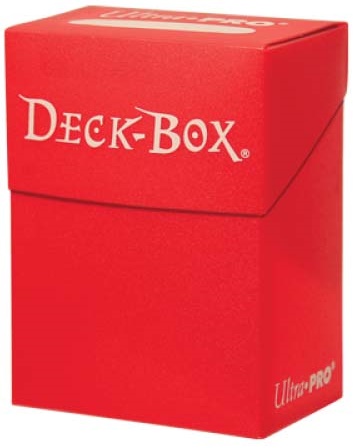 Ultra PRO - Color Deck Box červený