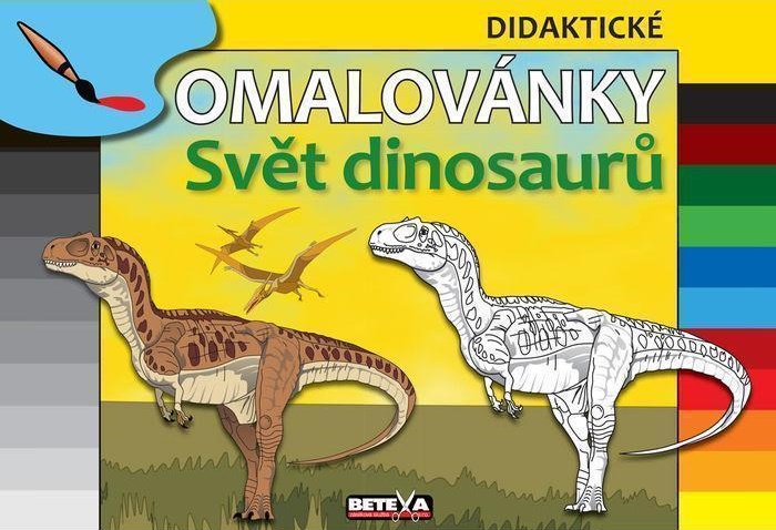 Didaktické omalovánky: Svět dinosaurů