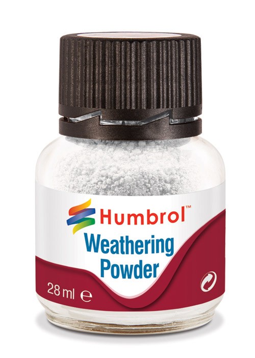 Humbrol Weathering Powder White - bílý efekt 28ml
