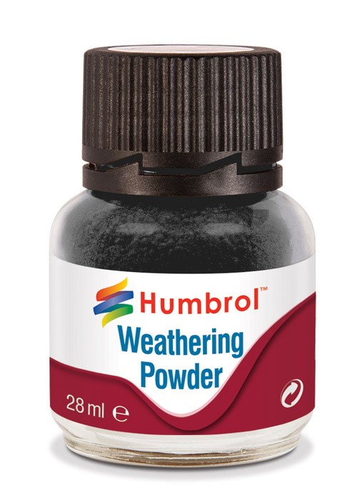Humbrol Weathering Powder Black - černý efekt 28ml