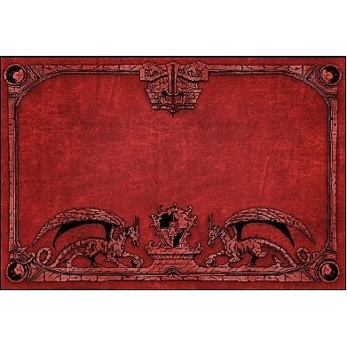 Dragon Shield hrací podložka červená