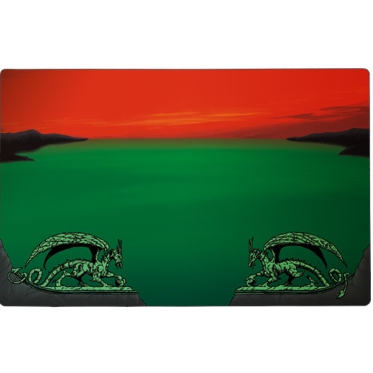 Dragon Shield hrací podložka zeleno-červená