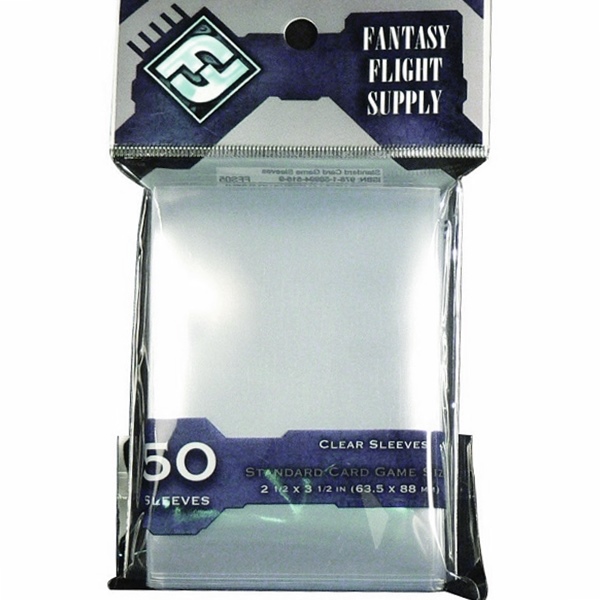 FFG 50 Clear Sleeves - Standard Card Game