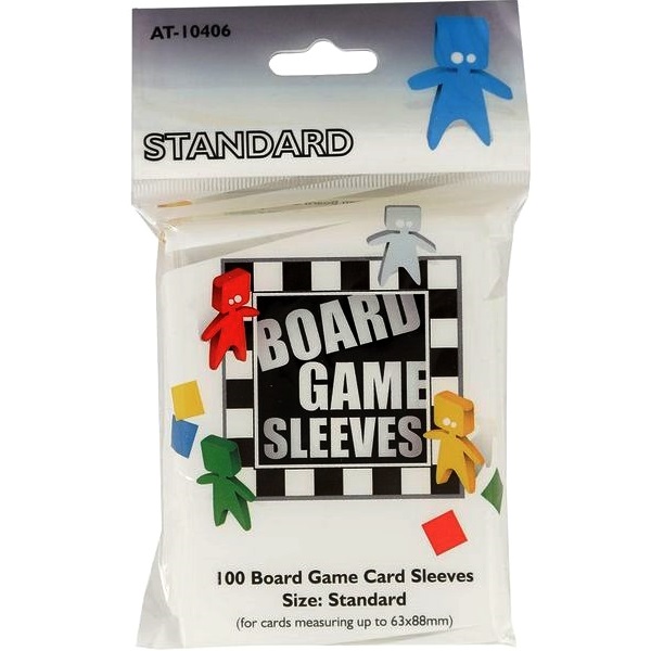 Board Games Sleeves - 100 Standard Size 63x88mm