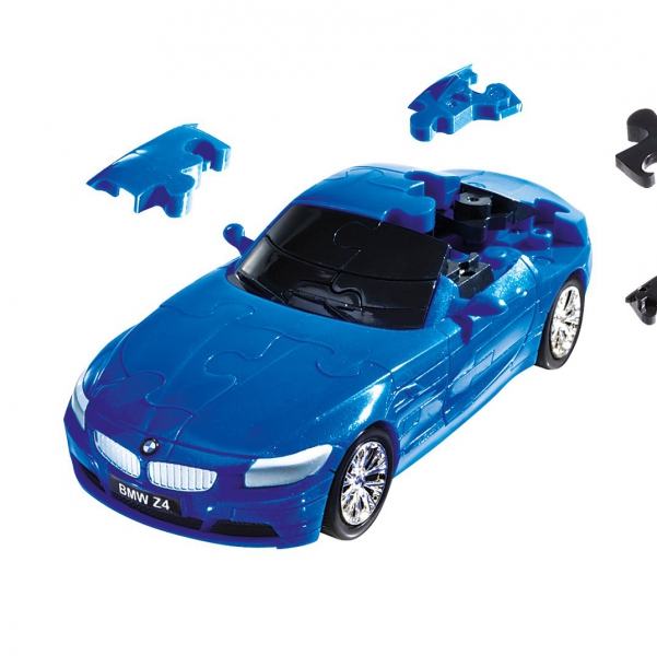 3D puzzle: modré BMW Z4