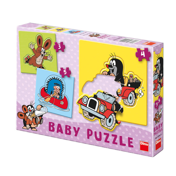 Dino Baby puzzle Krteček