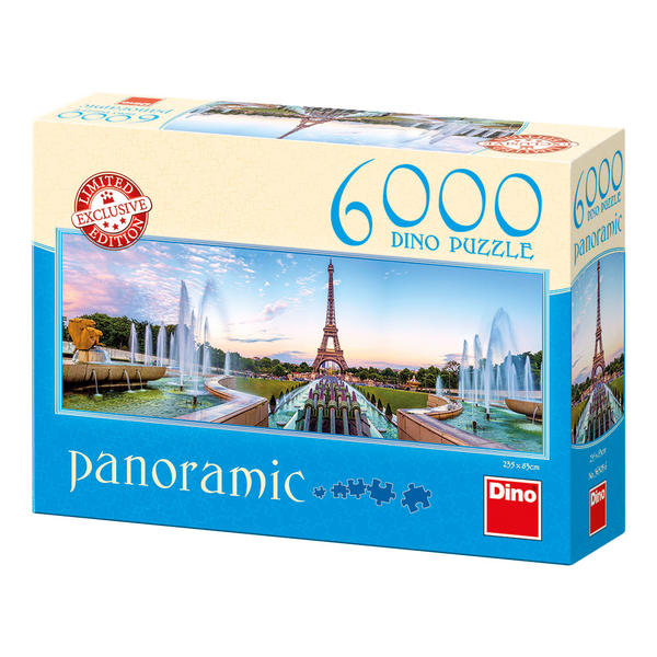 Dino panoramic puzzle Pohled na Eiffelovu věž 6000 dílků