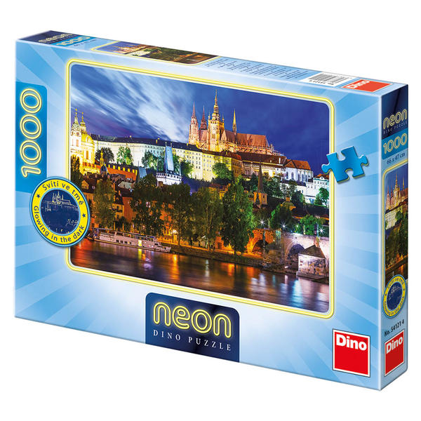 Letní noc v Praze 1000 dílků Neon
