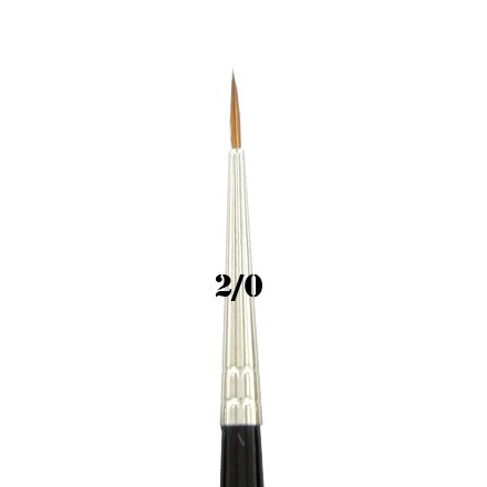 Kolinsky Red Sable Brush vel. 2/0