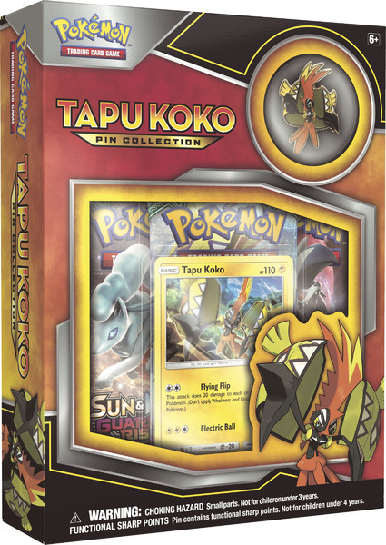Pokémon: Tapu Koko Pin Collection