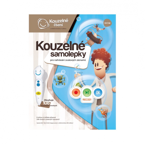Kouzelné čtení - Kouzelné samolepky 108 ks