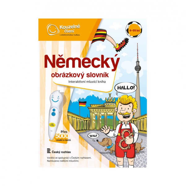 Kouzelné čtení - Kniha Německý obrázkový slovník