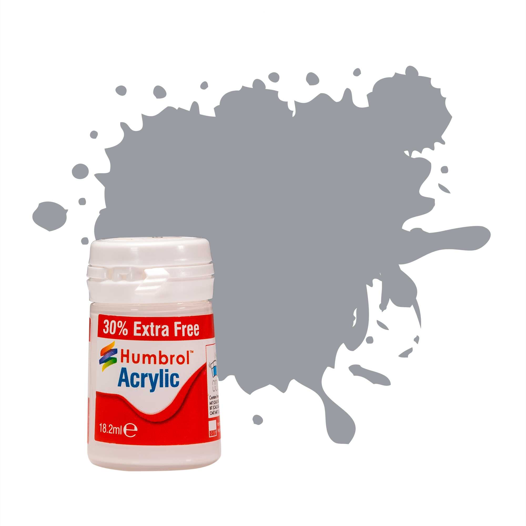 Humbrol Acrylic Light Grey Matt č. 64 (+ 30% navíc zdarma)