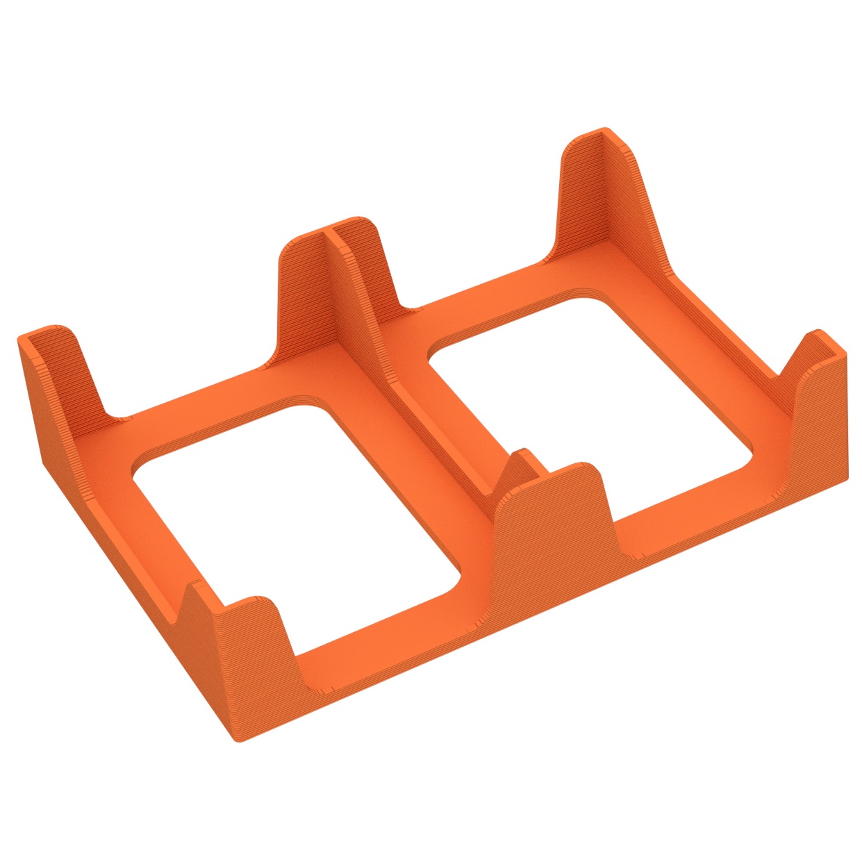 Stojánek na karty 41x63mm nízký (2 zásobníky)
