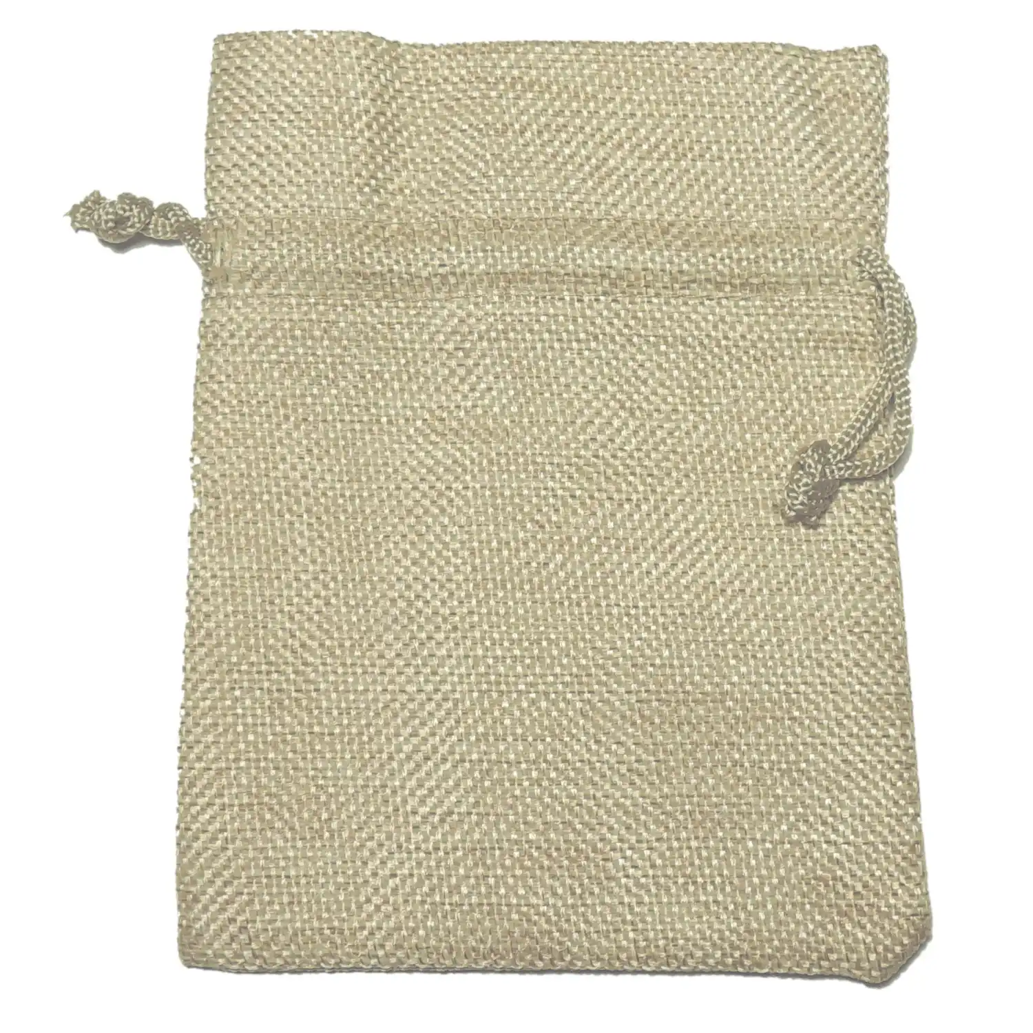Jutový pytlík na kostky - natural