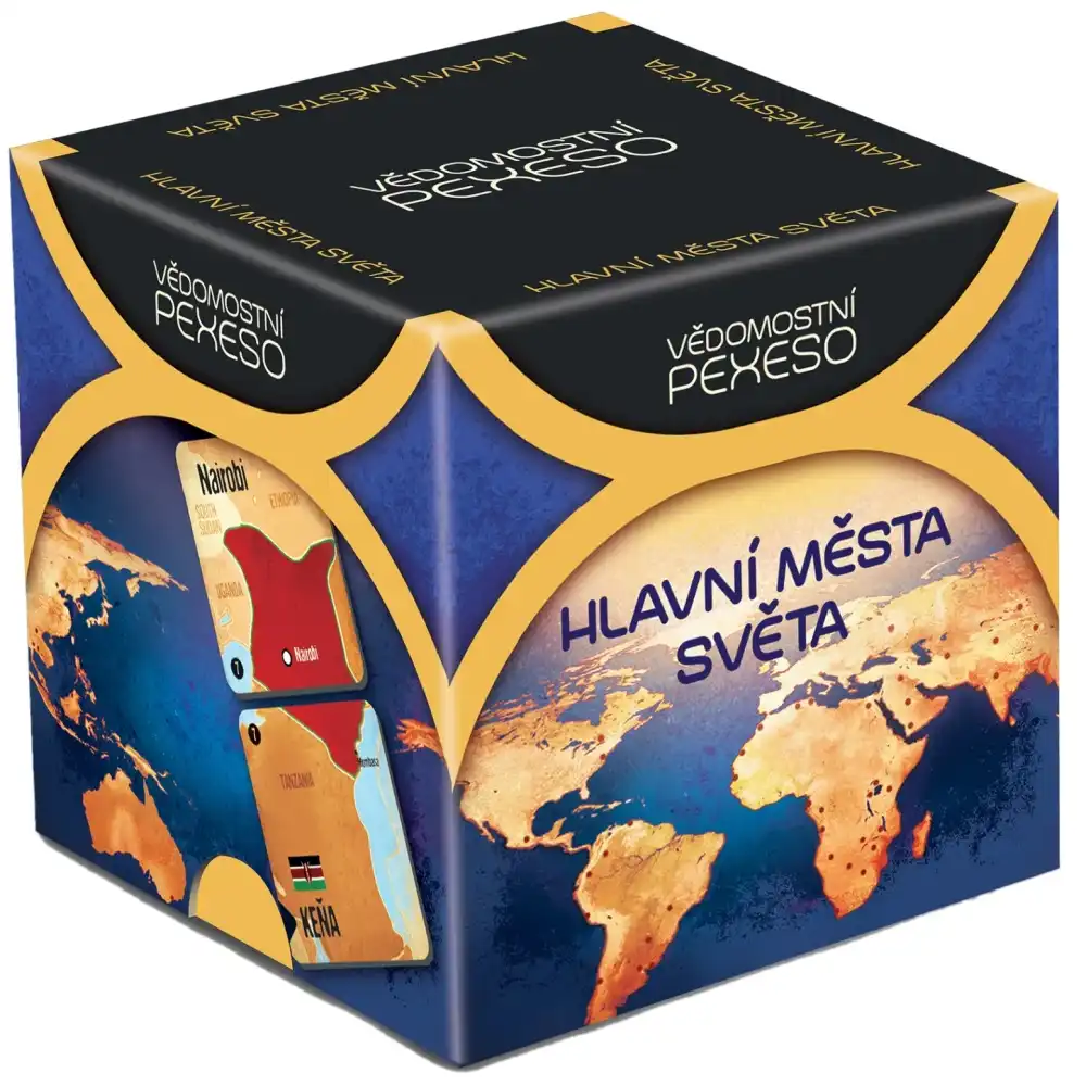 Vědomostní pexeso: Hlavní města světa