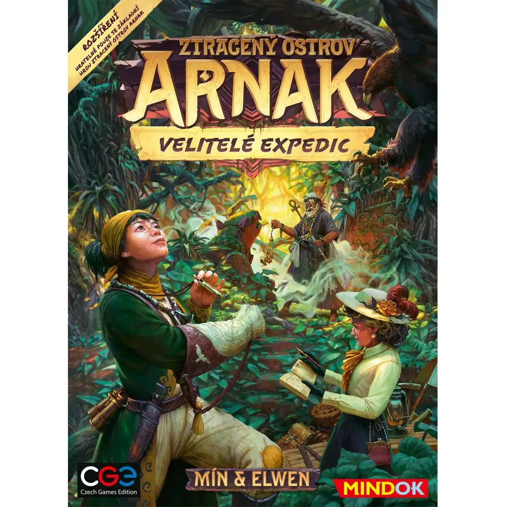 Ztracený ostrov Arnak: Velitelé Expedic + 3 promo karty