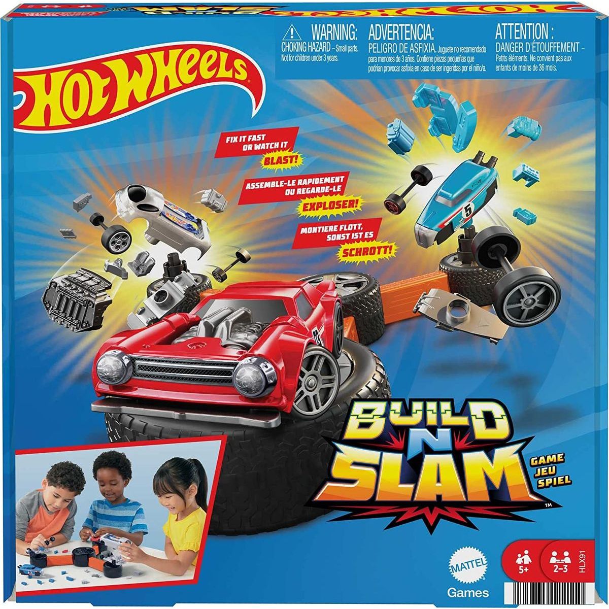 Hot Wheels hra - Postav a rozbij auta