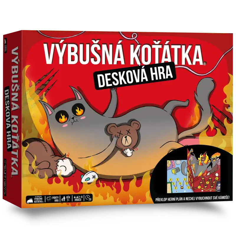 Výbušná koťátka: Desková hra