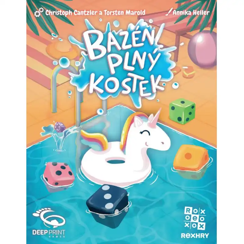 Bazén plný kostek