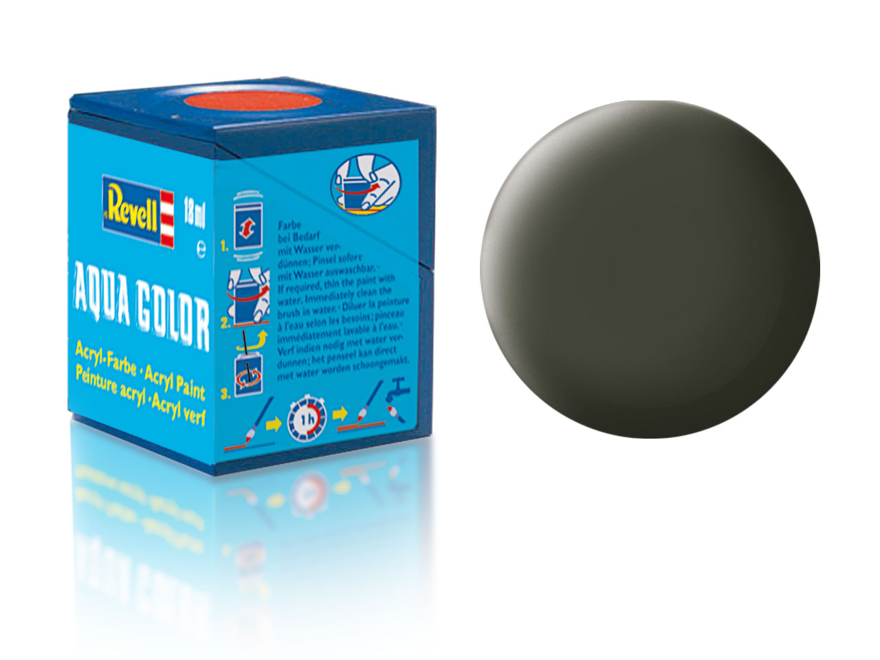 Revell Aqua Color - Olivově žlutá matná č. 42 (olive yellow mat) (18ml)