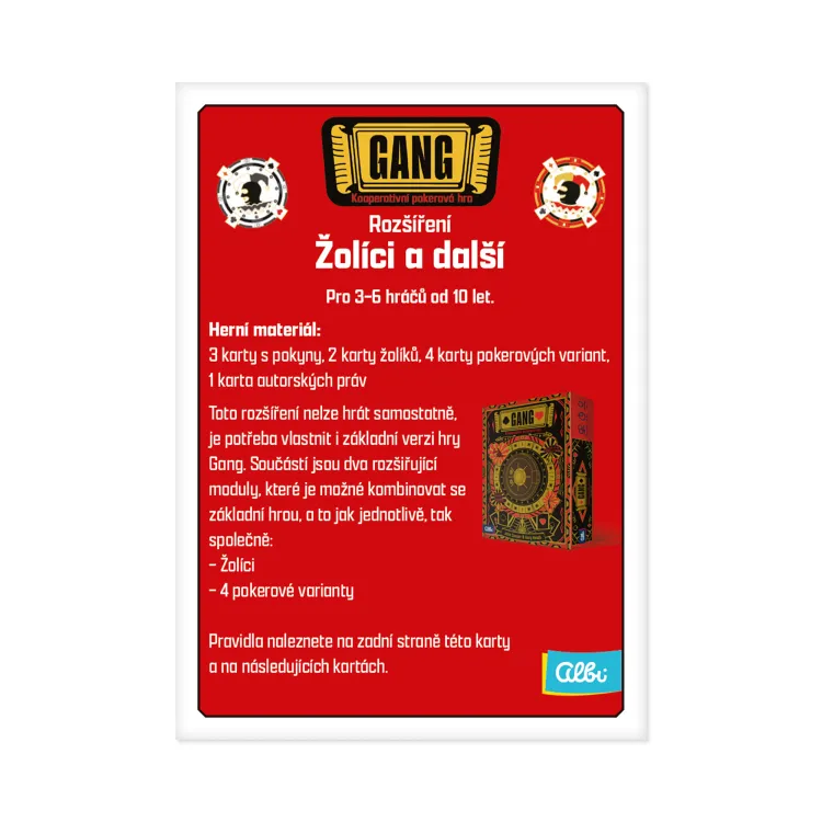 Gang - rozšíření Žolíci
