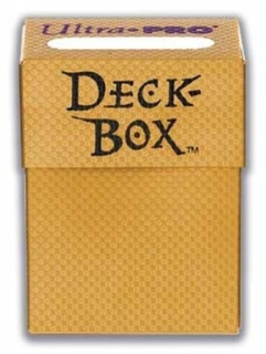 Ultra PRO - Color Deck Box zlatý s texturou