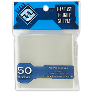 FFG 50 Clear Sleeves - Square