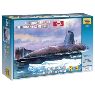 Nuclear Submarine K-3 (1:350)