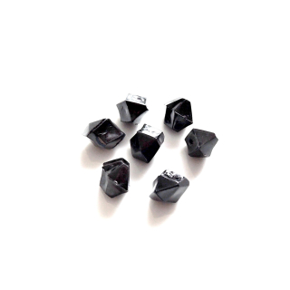 Hrací kameny - krystaly - černé