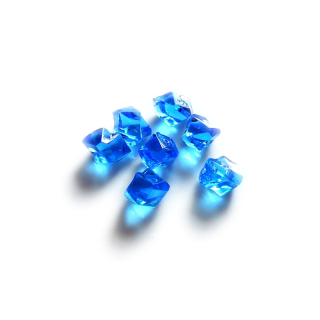 Hrací kameny - krystaly - modré