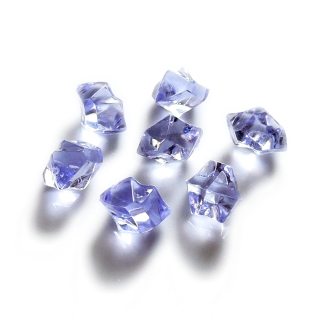 Hrací kameny - krystaly - fialové