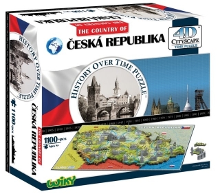 Česká republika 3D puzzle
