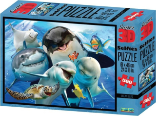Prime 3D Puzzle - Mořské selfie 500 dílků