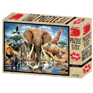 Prime 3D Puzzle - Afrika 500 dílků
