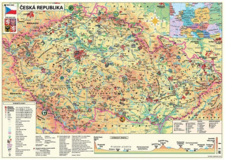 Dino puzzle Mapa České republiky 500 dílků