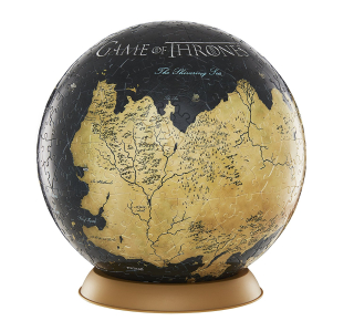 Hra o trůny 3D Globe Puzzle (540 dílků)