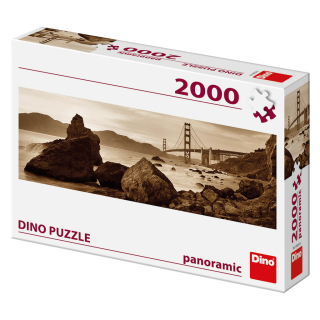 Dino panoramic puzzle Pohled na Golden Gate 2000 dílků