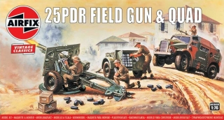 25pdr Field Gun & Quad (1:76)