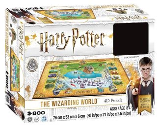 Harry Potter 4D Puzzle: Kouzelnický svět