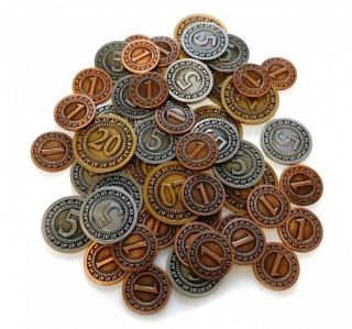 Sada univerzálních kovových mincí (50 ks)