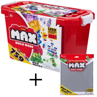 Max Build More: 759 dílků - set v boxu + podložka zdarma!
