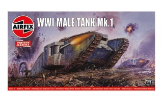 WWI Male Tank Mk.I (1:76)